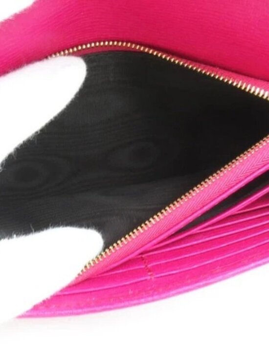 Auth GUCCI Chain Wallet Crossbody Bag Pink Leather/Goldtone - 55945a main image 0